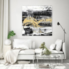 Gold Wave I by Ethan Harper on GIANT ART - gold abstract abstract