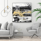 Gold Wave I by Ethan Harper on GIANT ART - gold abstract abstract