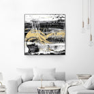 Gold Wave I by Ethan Harper on GIANT ART - gold abstract abstract