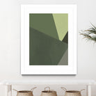 Sage Prism III by Jacob Green on GIANT ART - green abstract abstract