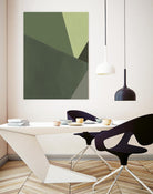 Sage Prism III by Jacob Green on GIANT ART - green abstract abstract