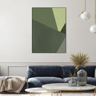 Sage Prism III by Jacob Green on GIANT ART - green abstract abstract