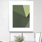 Sage Prism III by Jacob Green on GIANT ART - green abstract abstract