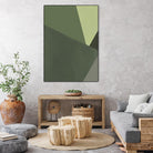 Sage Prism III by Jacob Green on GIANT ART - green abstract abstract