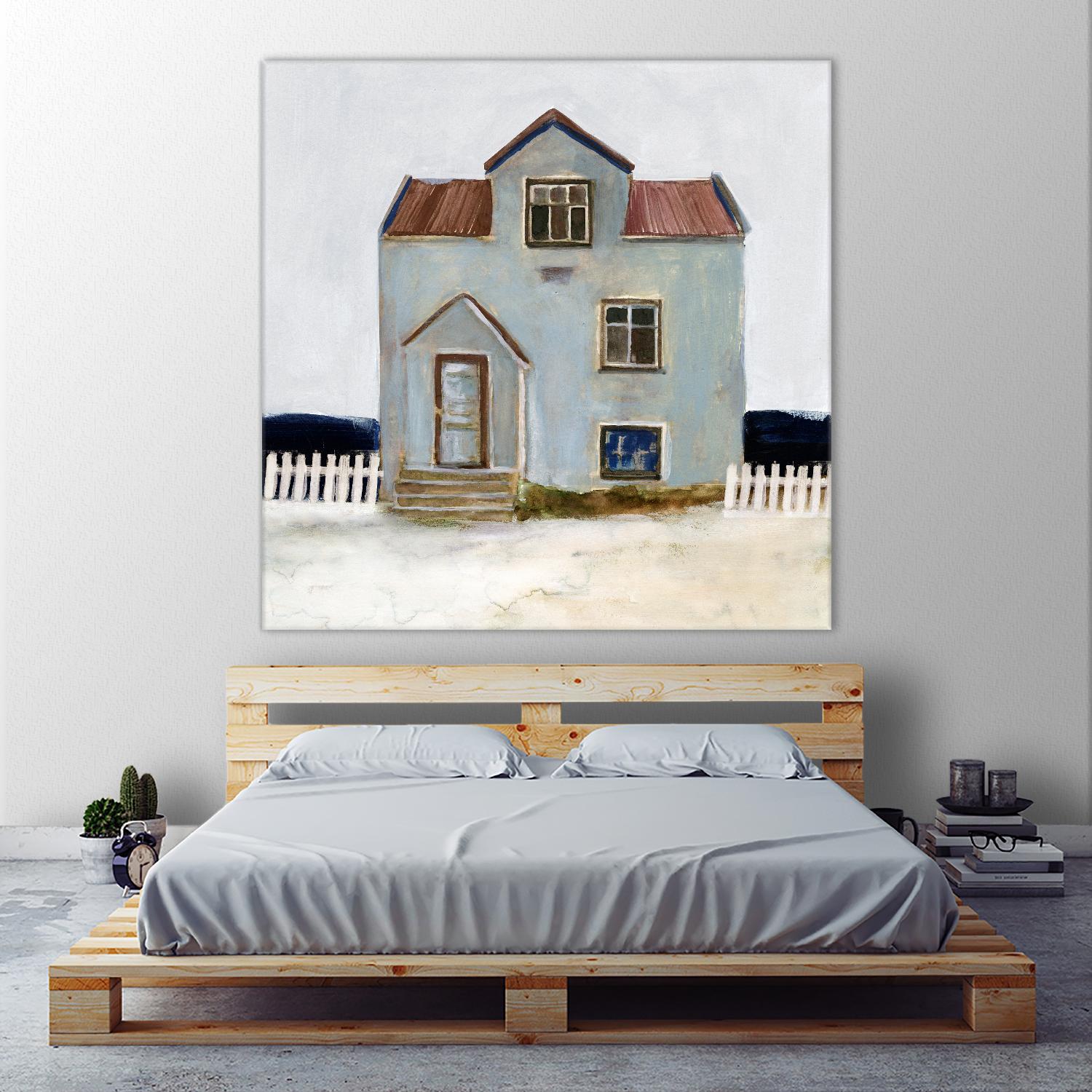 Beach Hut III by Stellar Design Studio on GIANT ART - beige coastal & tropical accommodations