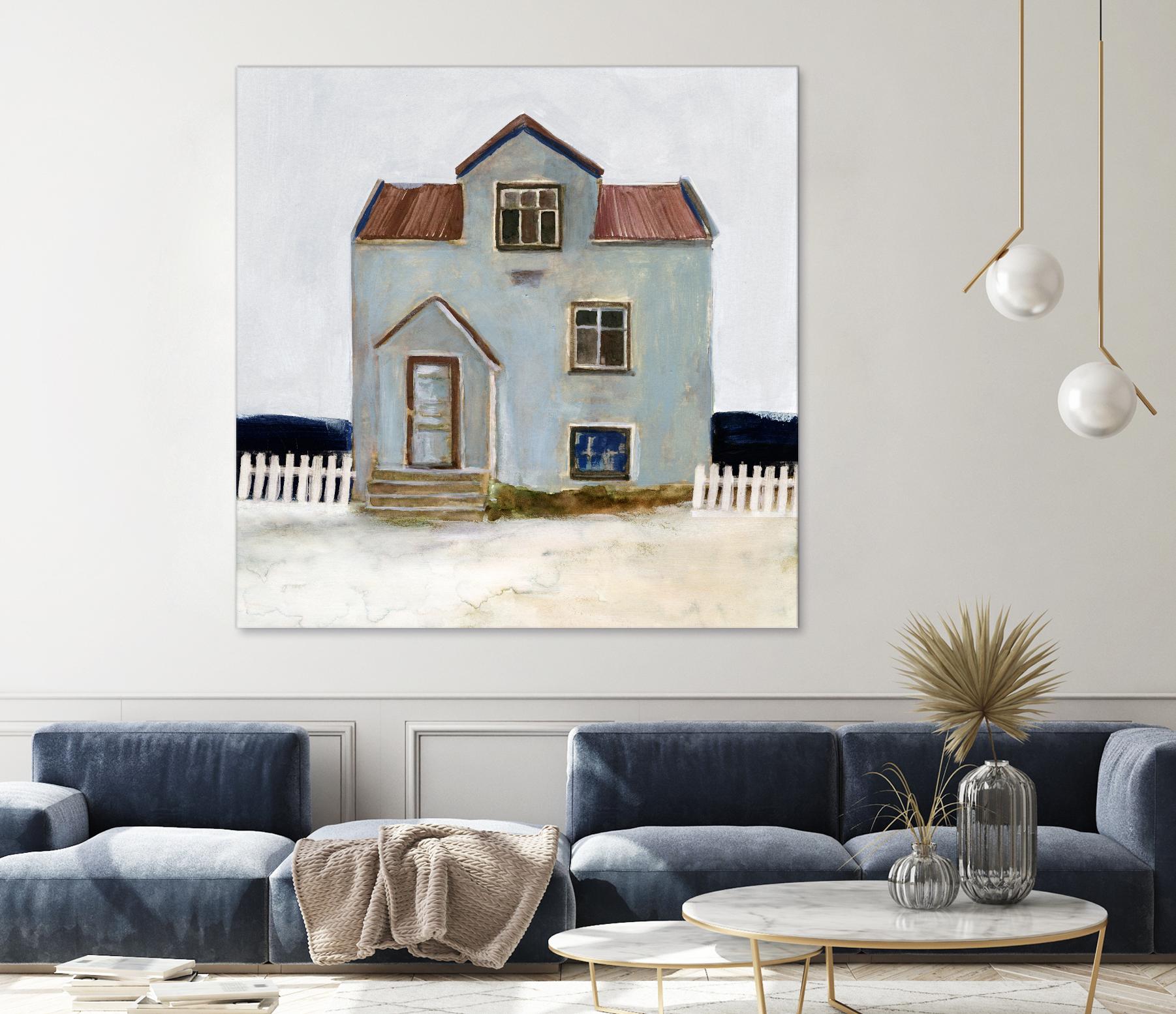 Beach Hut III by Stellar Design Studio on GIANT ART - beige coastal & tropical accommodations