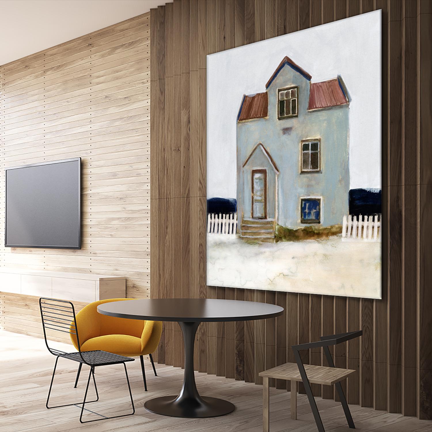 Beach Hut III by Stellar Design Studio on GIANT ART - beige coastal & tropical accommodations