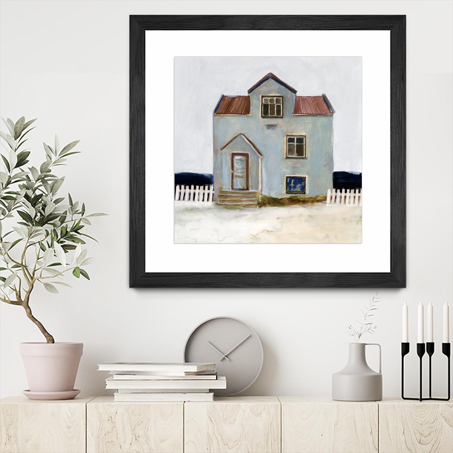 Beach Hut III by Stellar Design Studio on GIANT ART - beige coastal & tropical accommodations