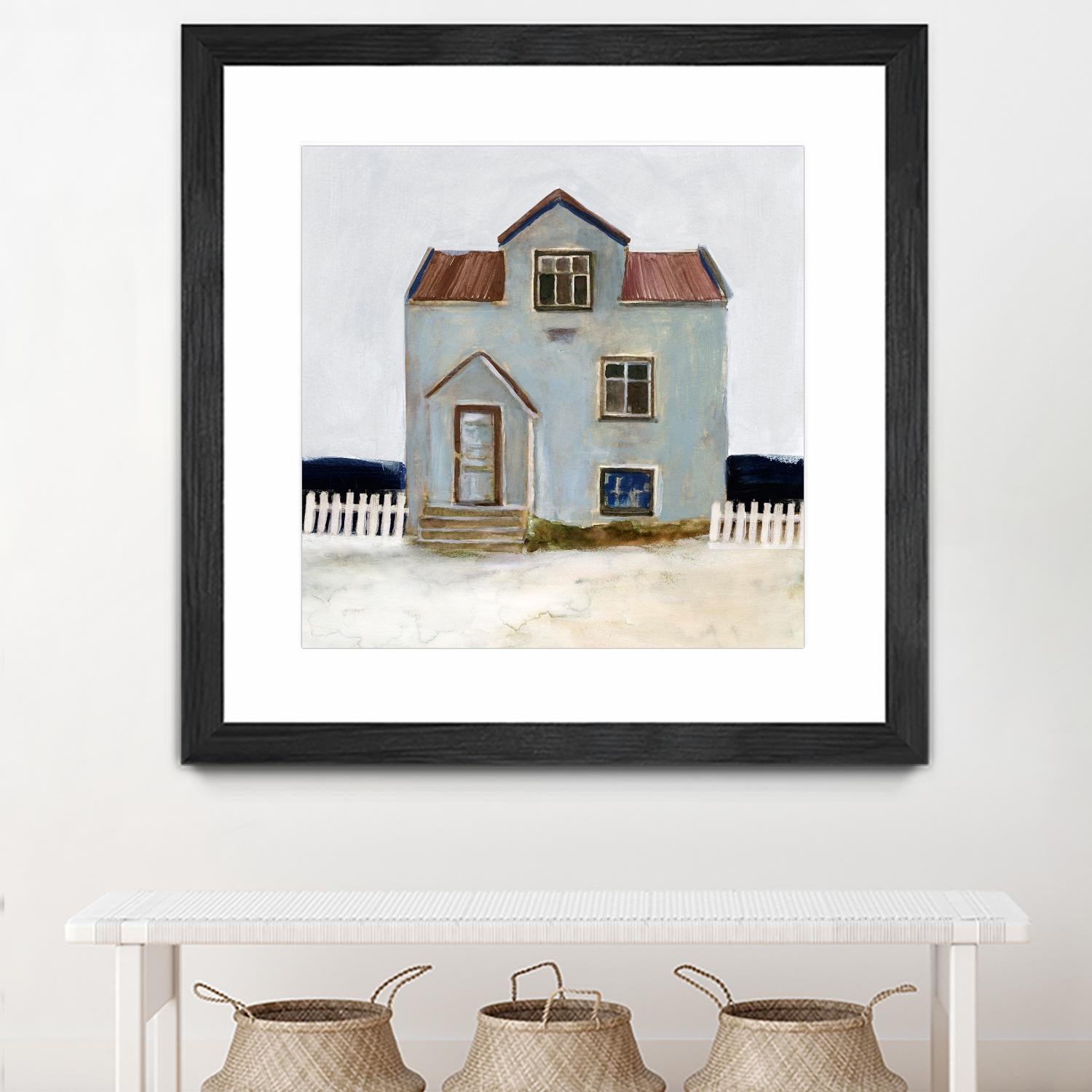 Beach Hut III by Stellar Design Studio on GIANT ART - beige coastal & tropical accommodations