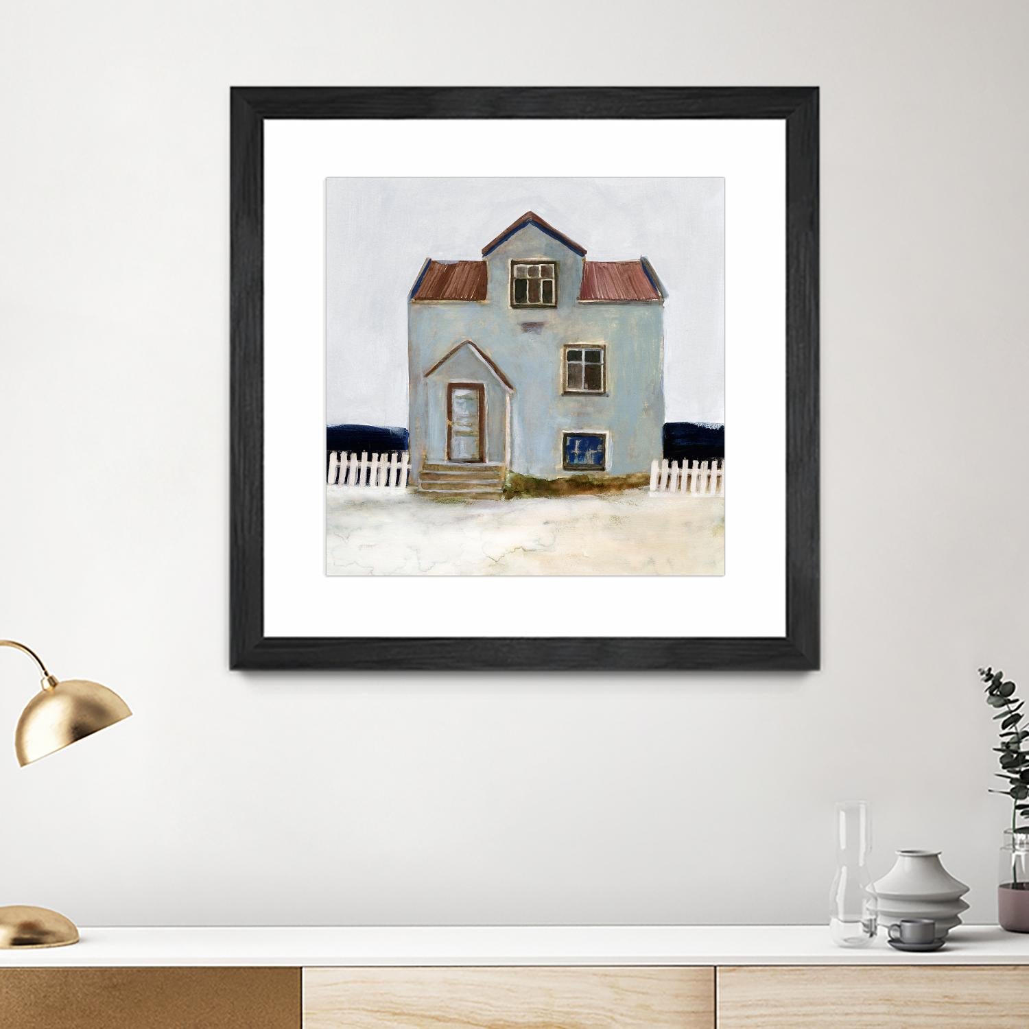 Beach Hut III by Stellar Design Studio on GIANT ART - beige coastal & tropical accommodations