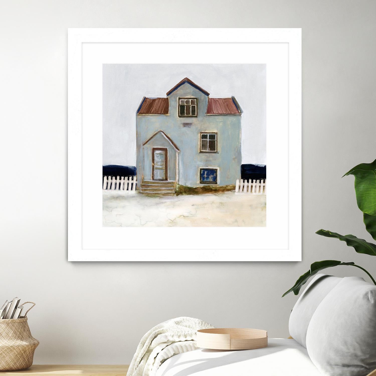 Beach Hut III by Stellar Design Studio on GIANT ART - beige coastal & tropical accommodations