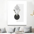 Marbled Deco I by Sabrina Balbuena on GIANT ART - gold abstract abstract