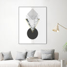 Marbled Deco I by Sabrina Balbuena on GIANT ART - gold abstract abstract