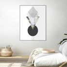 Marbled Deco I by Sabrina Balbuena on GIANT ART - gold abstract abstract