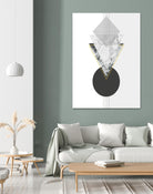 Marbled Deco I by Sabrina Balbuena on GIANT ART - gold abstract abstract