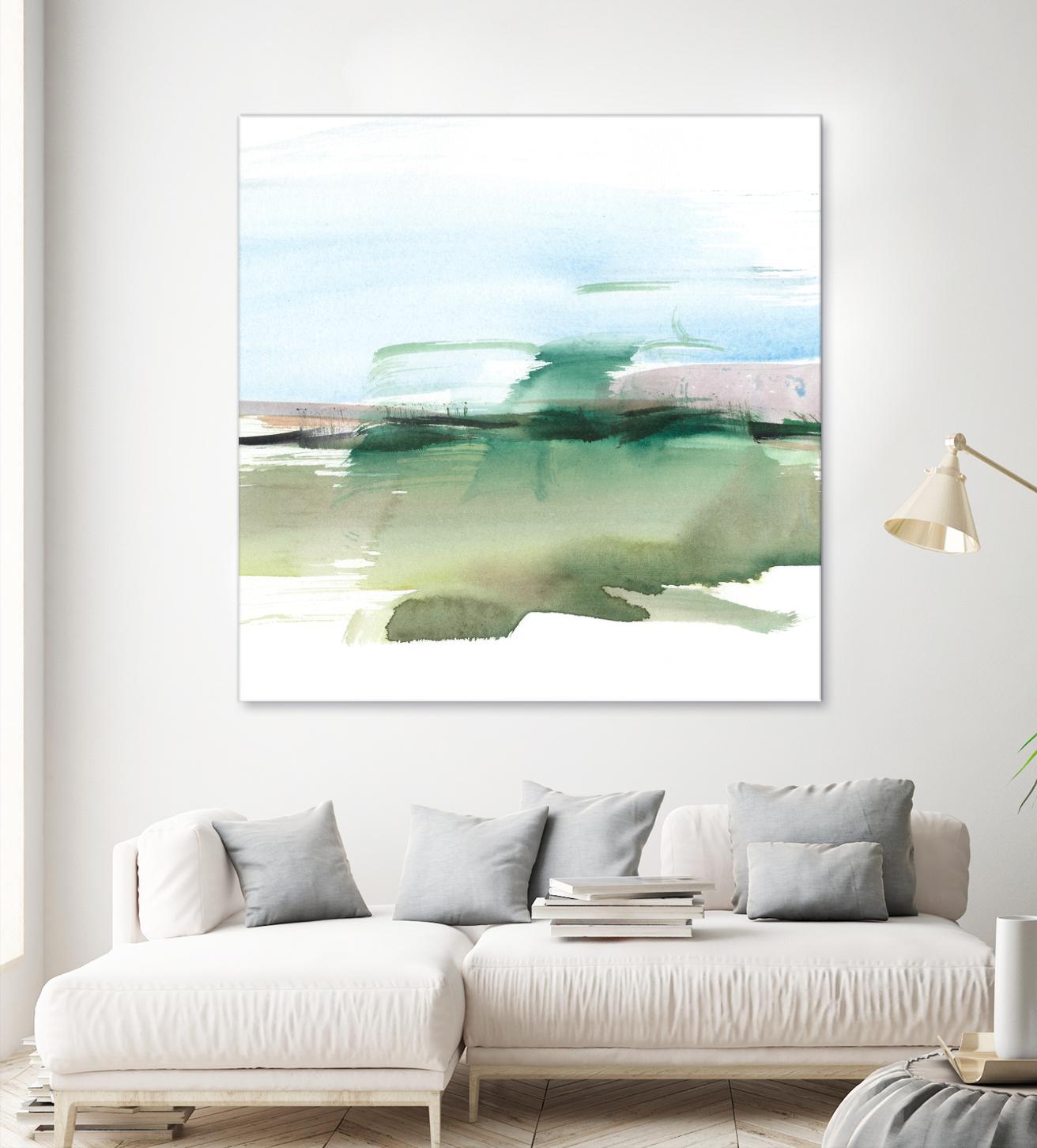 Abstract Wetland II by Ethan Harper on GIANT ART - green abstract abstract