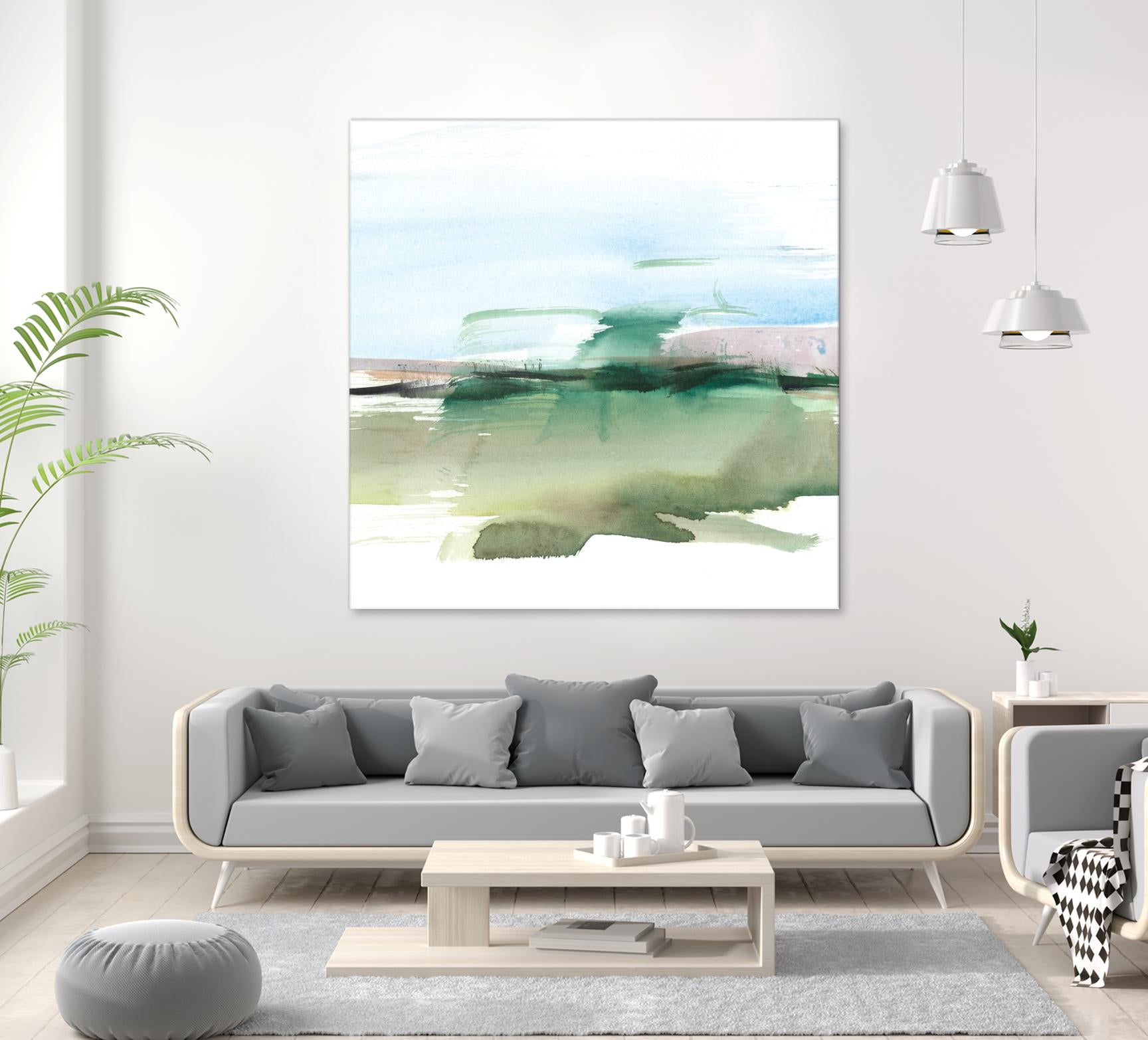 Abstract Wetland II by Ethan Harper on GIANT ART - green abstract abstract