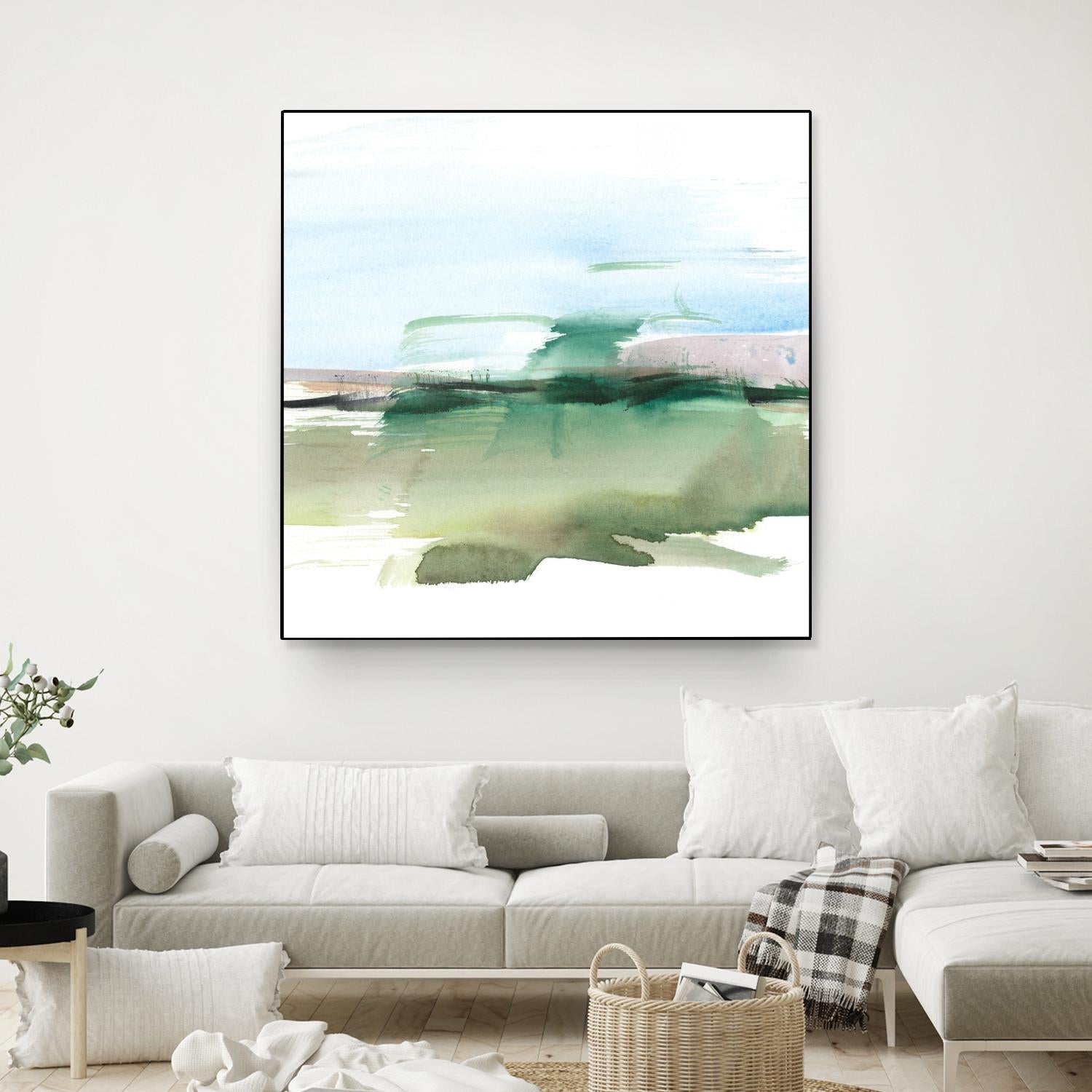 Abstract Wetland II by Ethan Harper on GIANT ART - green abstract abstract