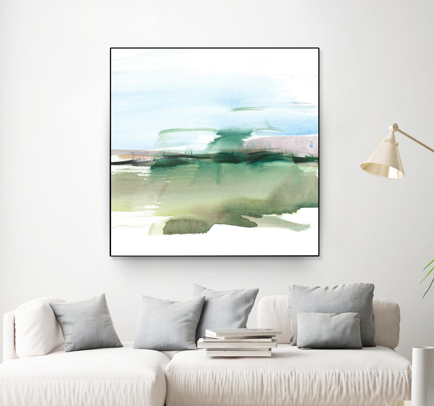 Abstract Wetland II by Ethan Harper on GIANT ART - green abstract abstract