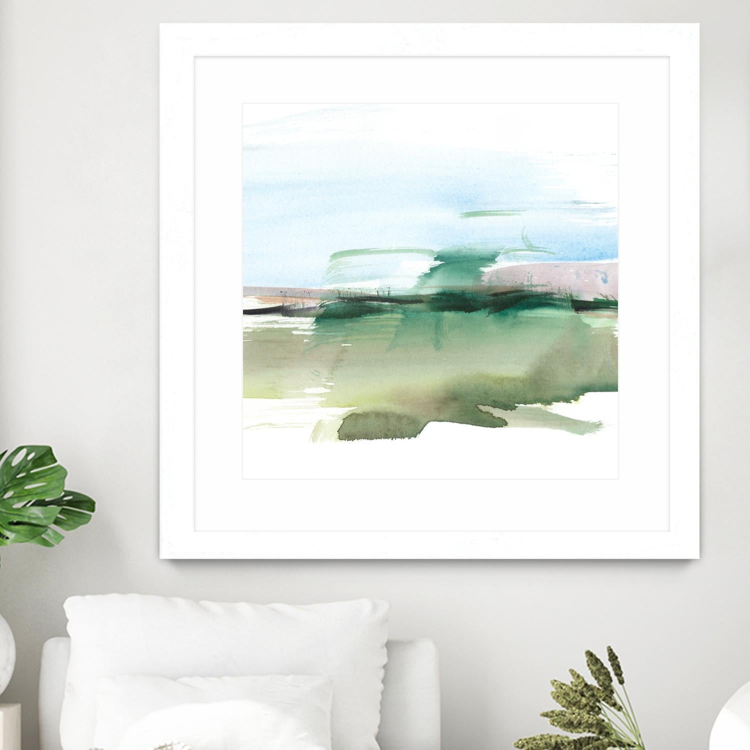 Abstract Wetland II by Ethan Harper on GIANT ART - green abstract abstract