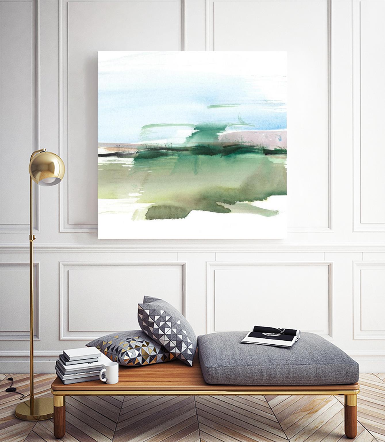 Abstract Wetland II by Ethan Harper on GIANT ART - green abstract abstract