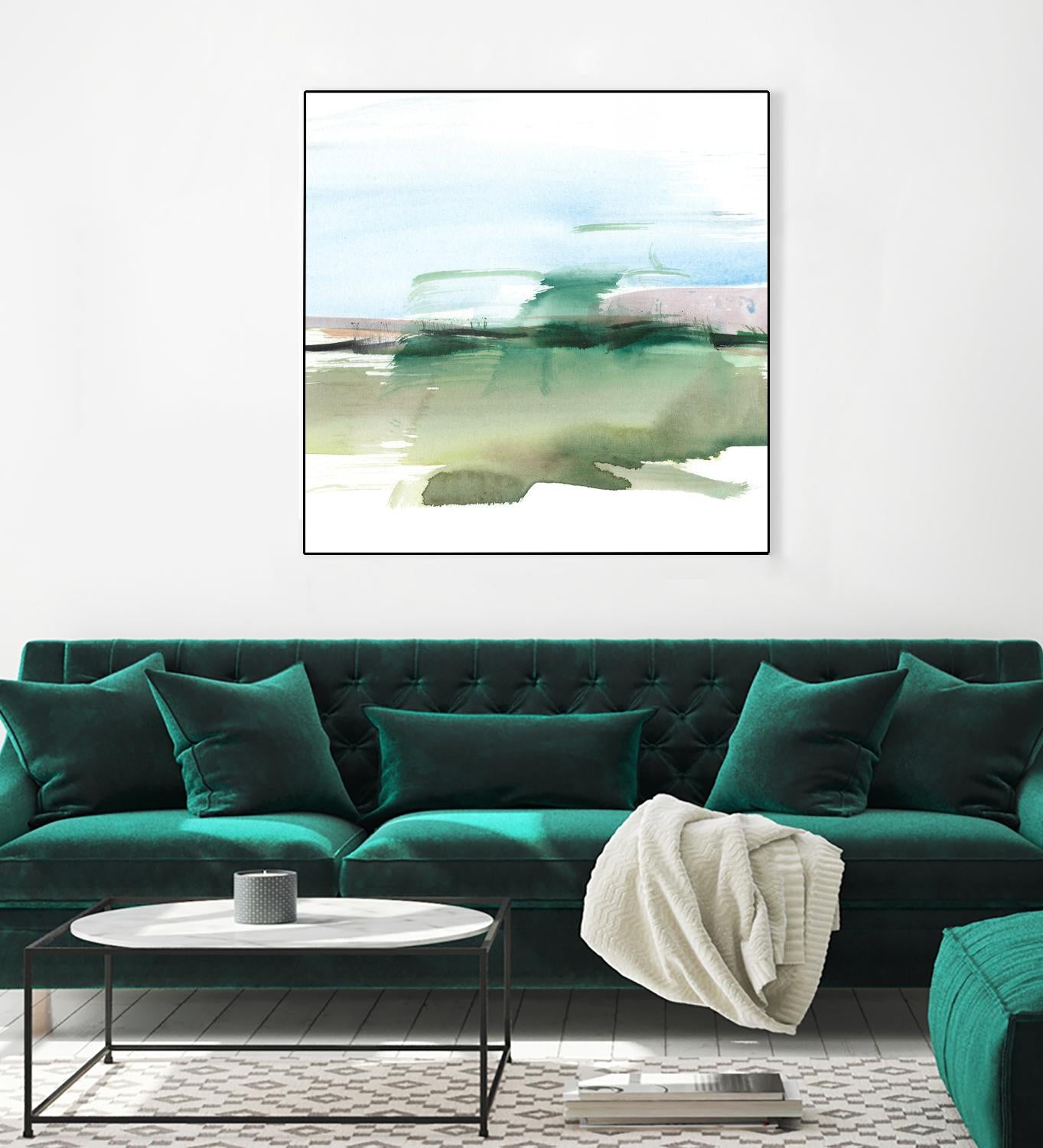 Abstract Wetland II by Ethan Harper on GIANT ART - green abstract abstract