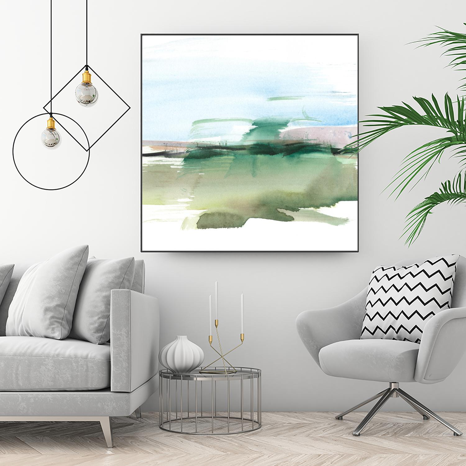 Abstract Wetland II by Ethan Harper on GIANT ART - green abstract abstract