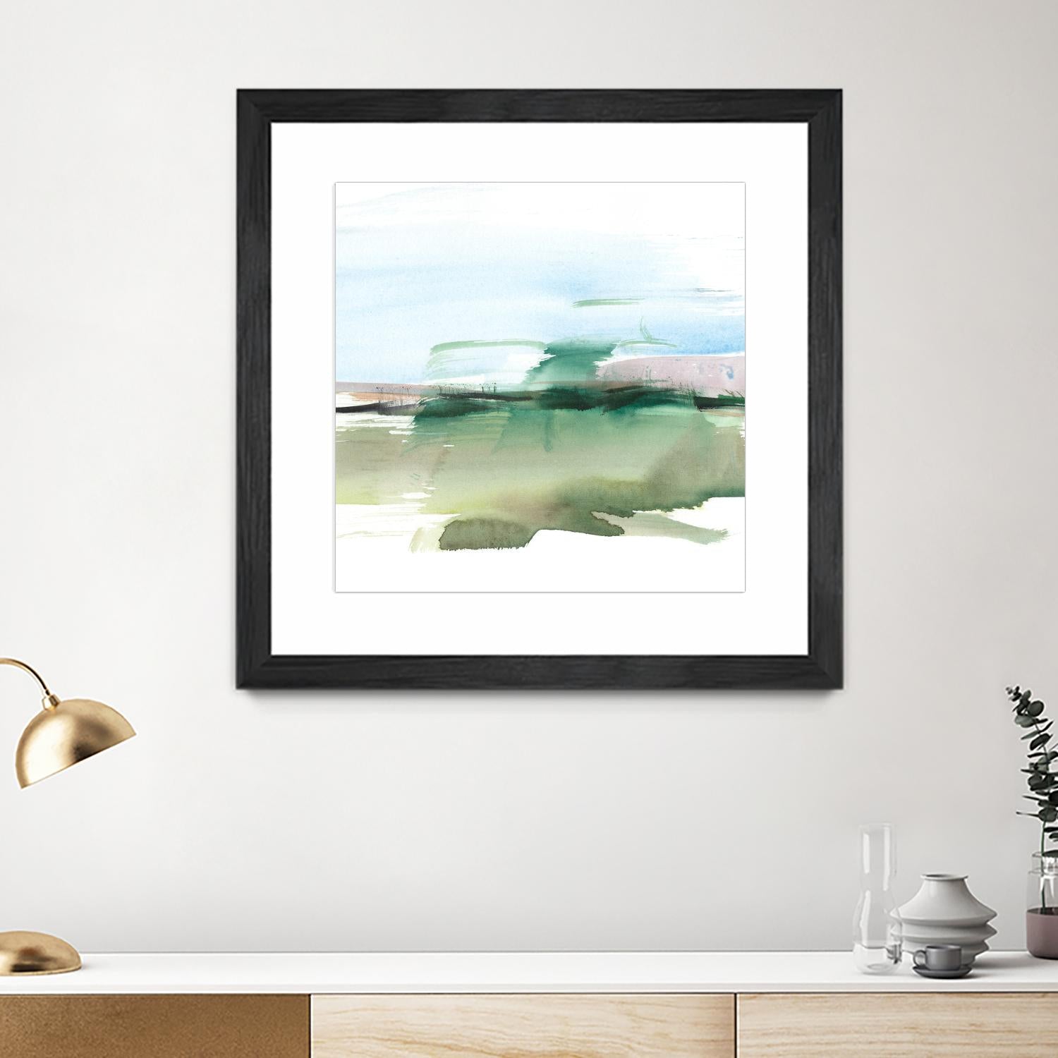 Abstract Wetland II by Ethan Harper on GIANT ART - green abstract abstract