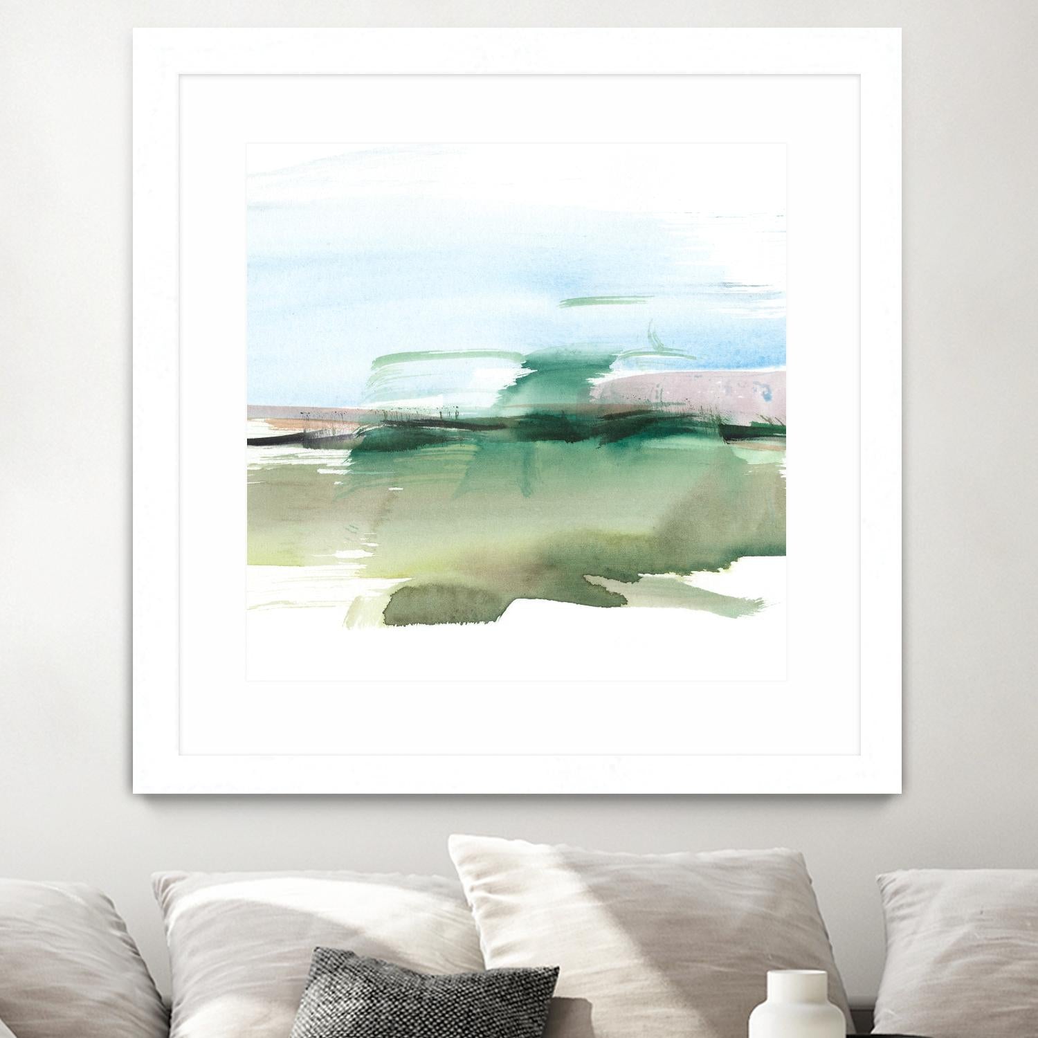 Abstract Wetland II by Ethan Harper on GIANT ART - green abstract abstract