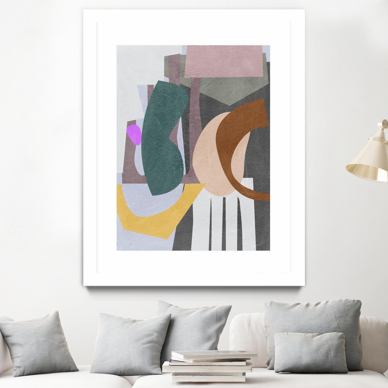 City Shades II by Melissa Wang on GIANT ART - green abstract abstract