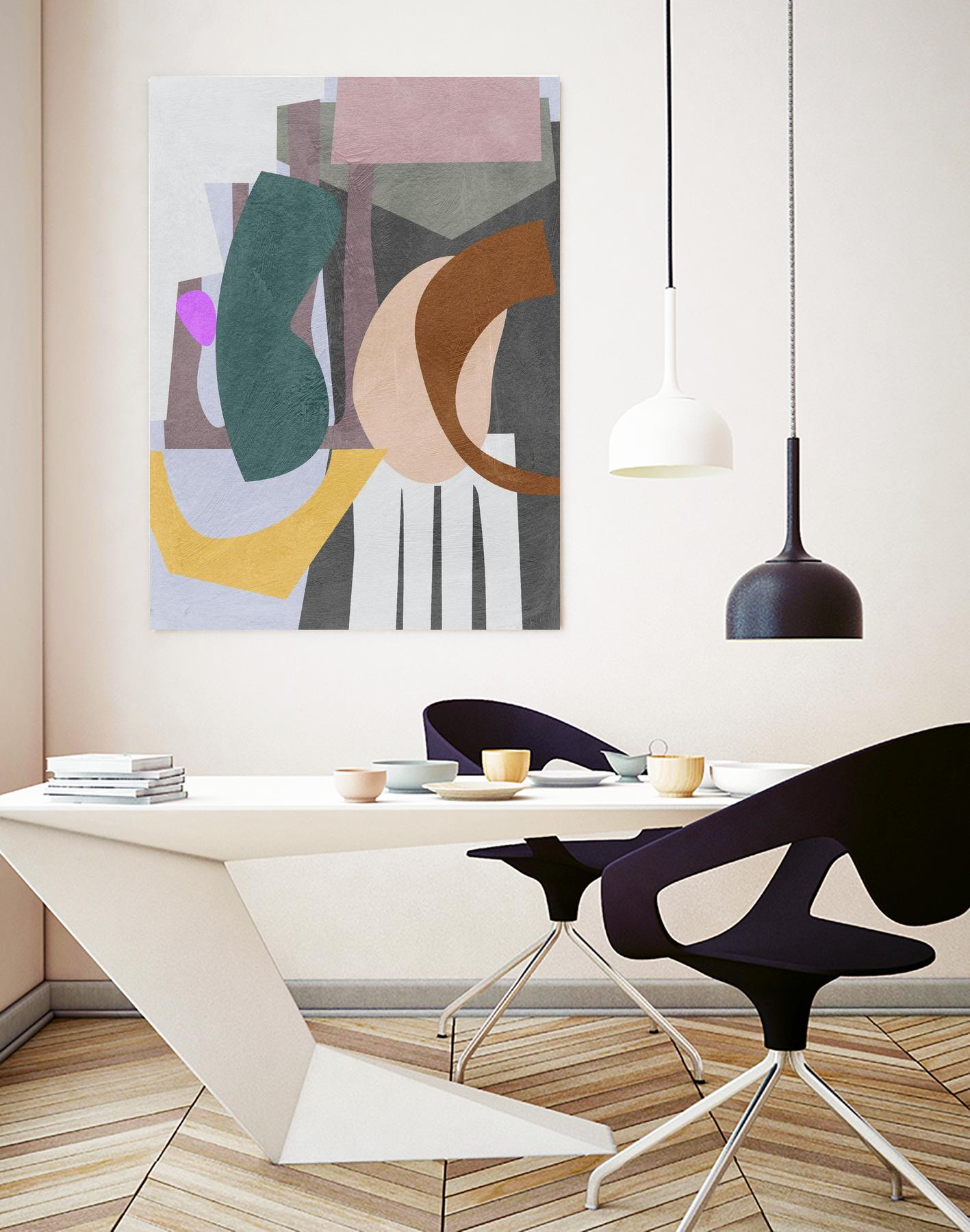 City Shades II by Melissa Wang on GIANT ART - green abstract abstract