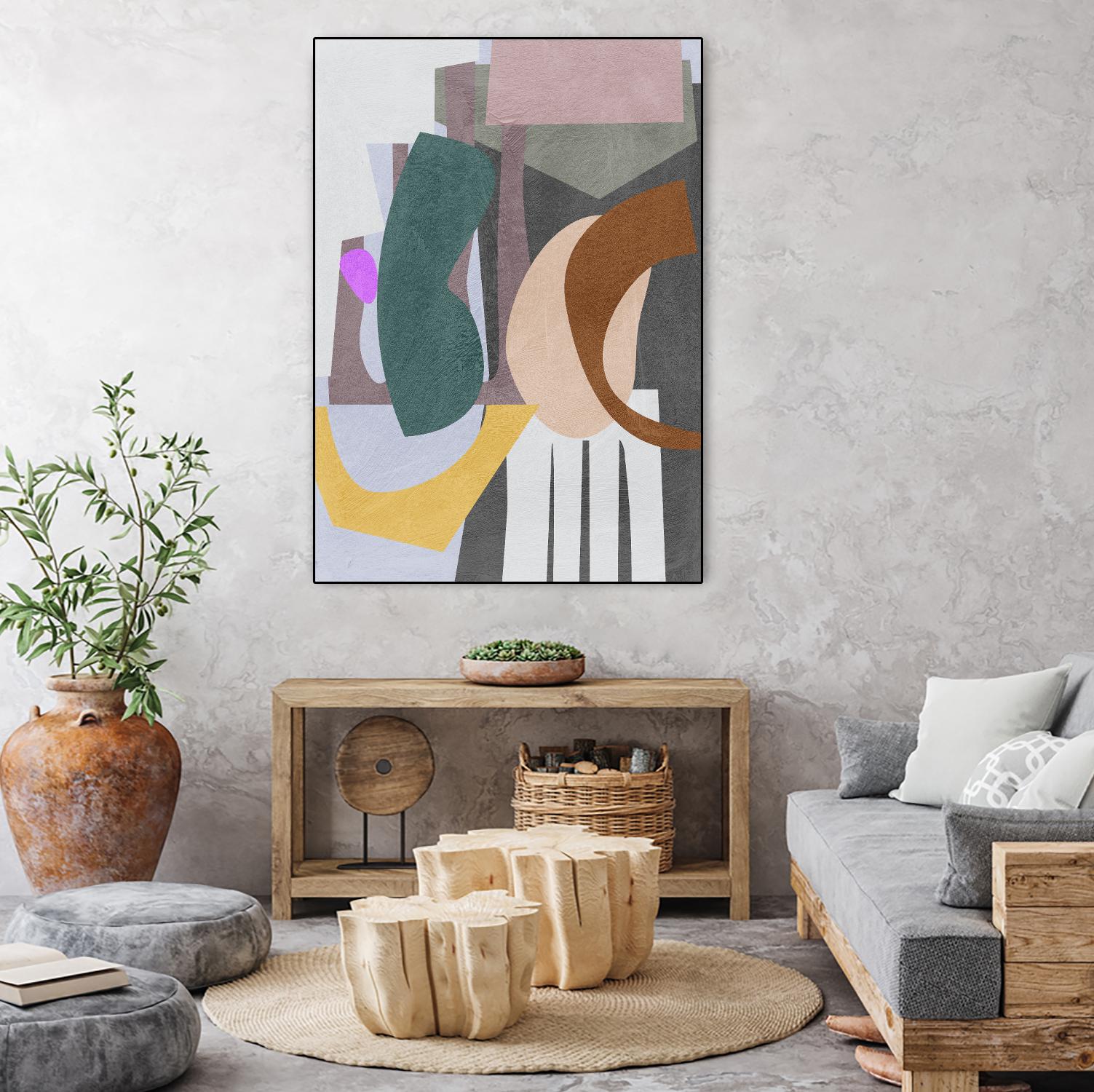 City Shades II by Melissa Wang on GIANT ART - green abstract abstract