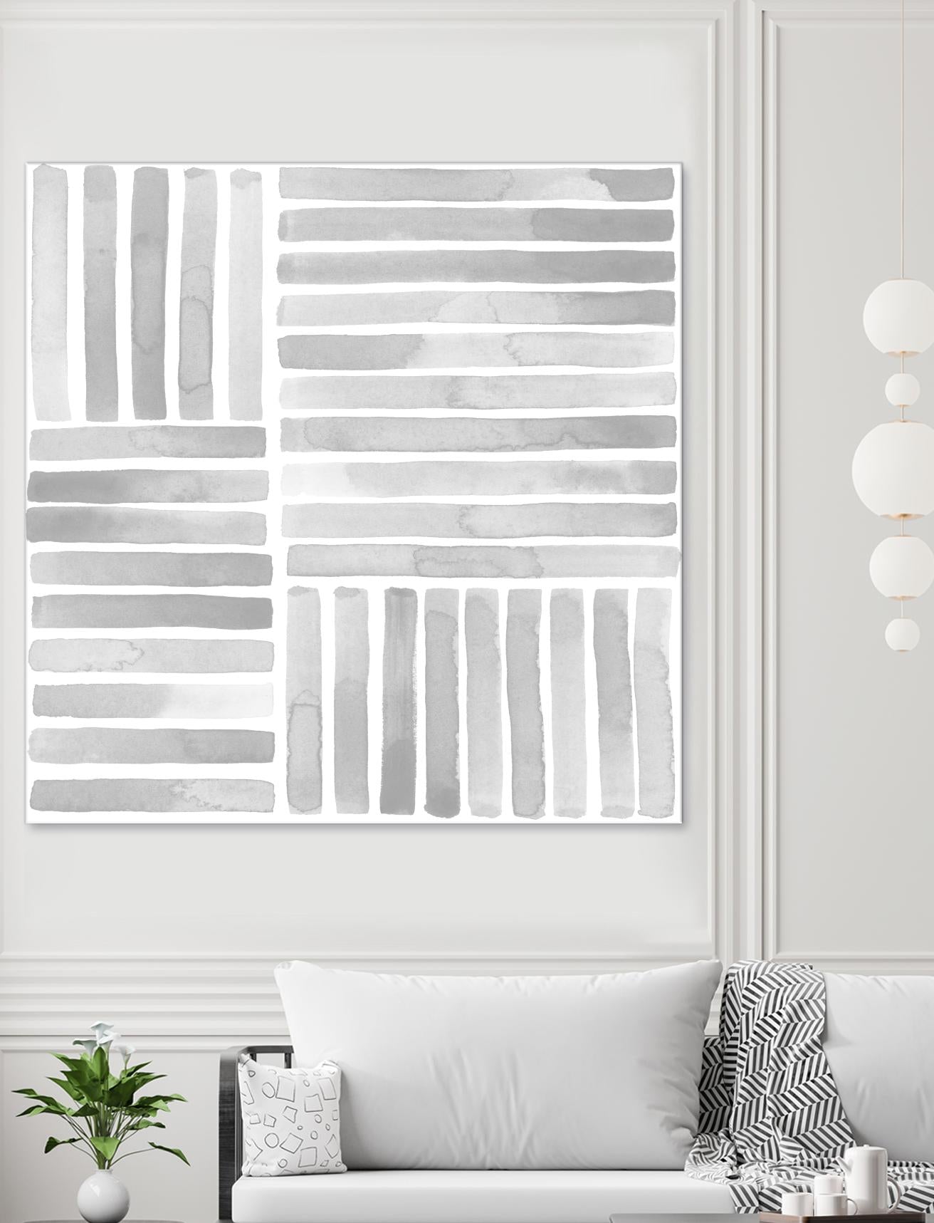 Muted Eccentricities I by Grace Popp on GIANT ART - white abstract