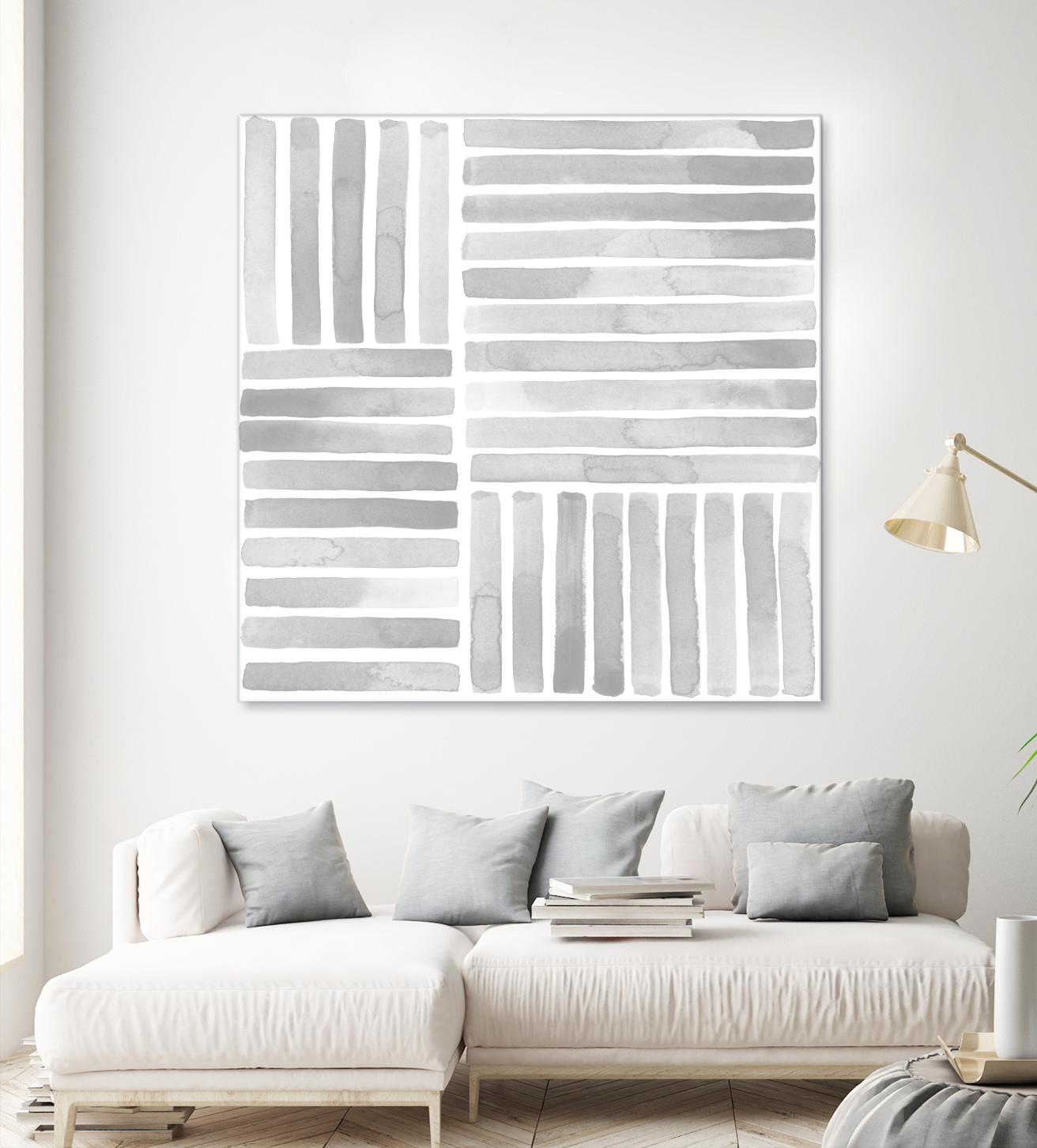 Muted Eccentricities I by Grace Popp on GIANT ART - white abstract