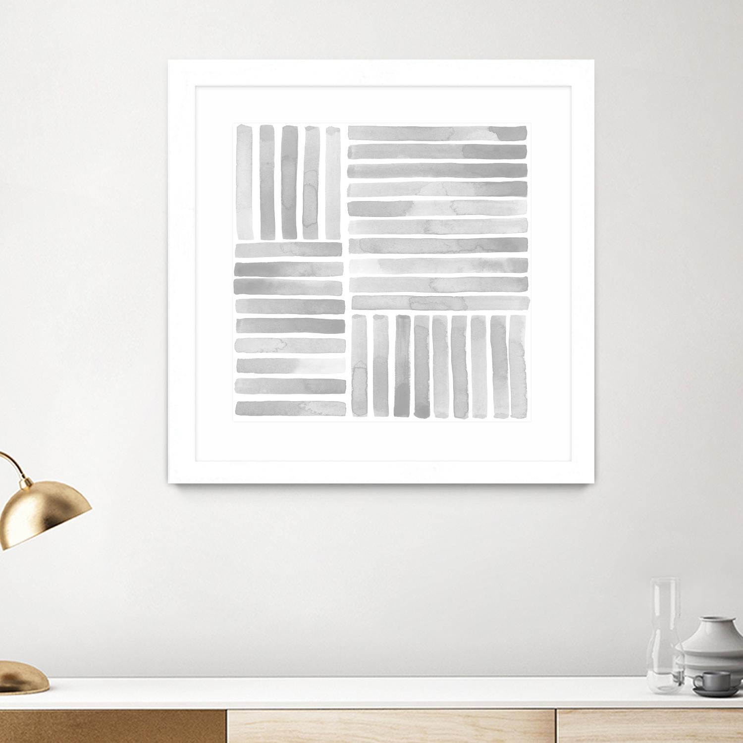 Muted Eccentricities I by Grace Popp on GIANT ART - white abstract