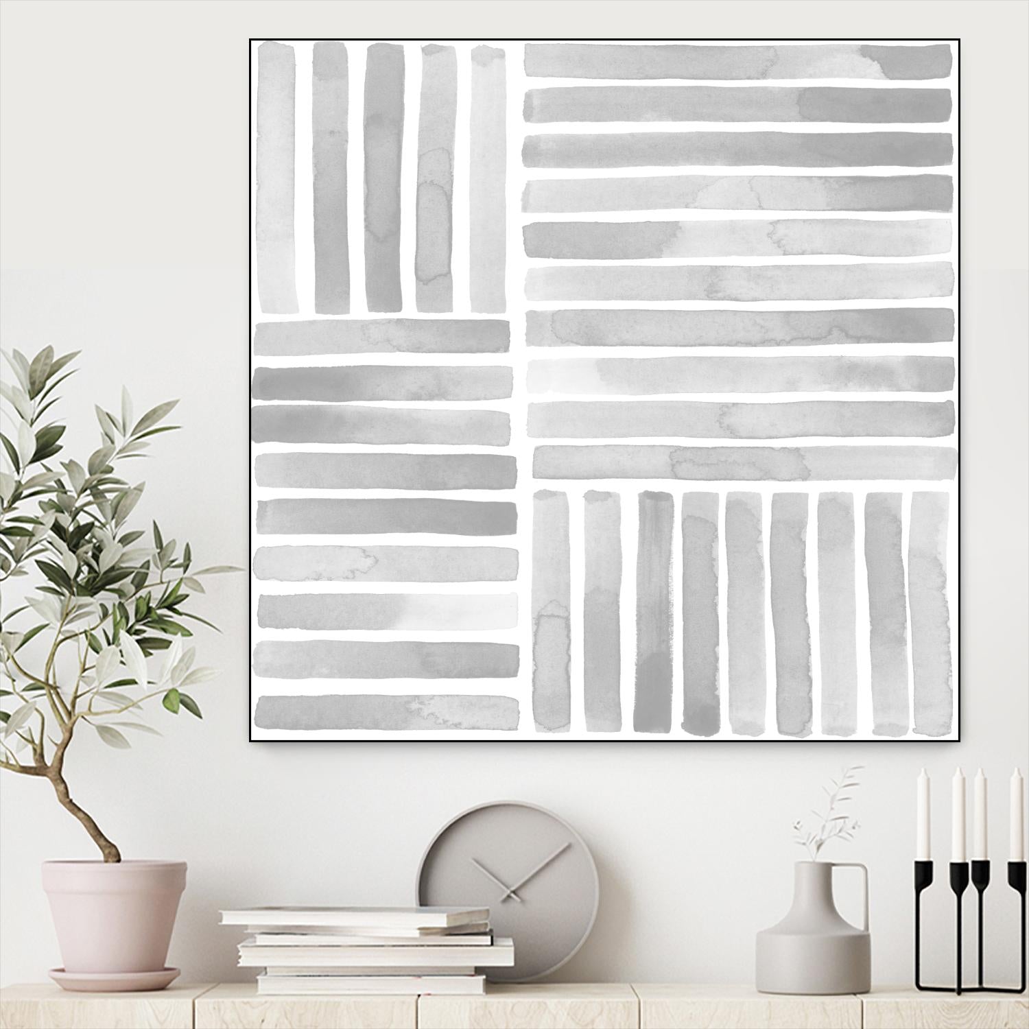 Muted Eccentricities I by Grace Popp on GIANT ART - white abstract