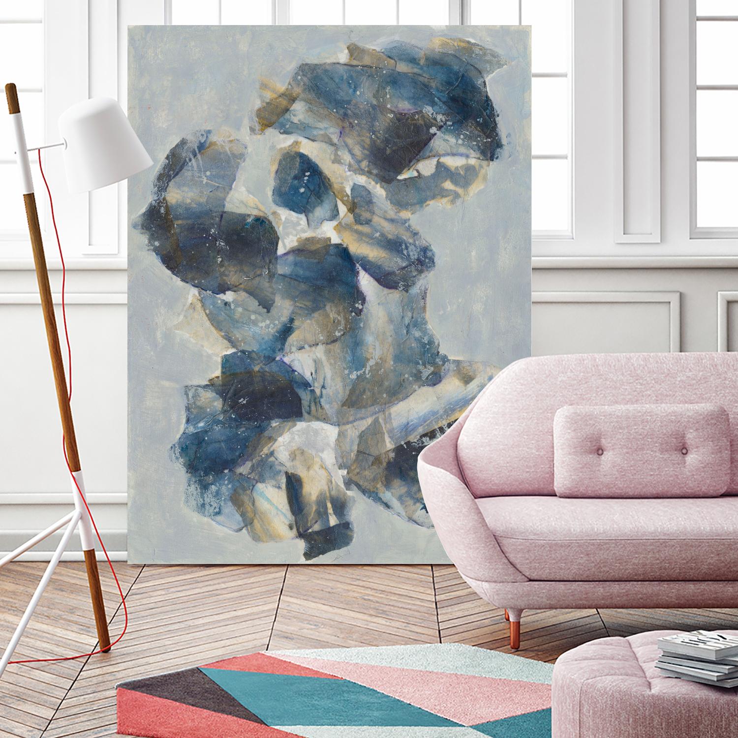 Crystal & Stone I by Joyce Combs on GIANT ART - beige abstract abstract