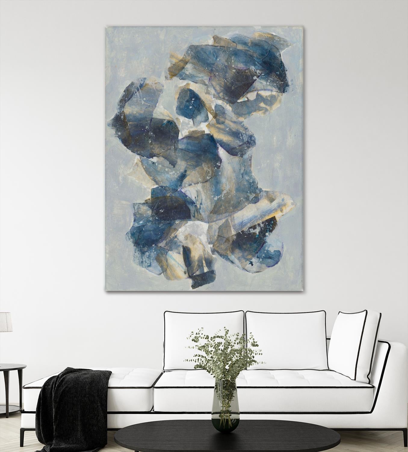 Crystal & Stone I by Joyce Combs on GIANT ART - beige abstract abstract