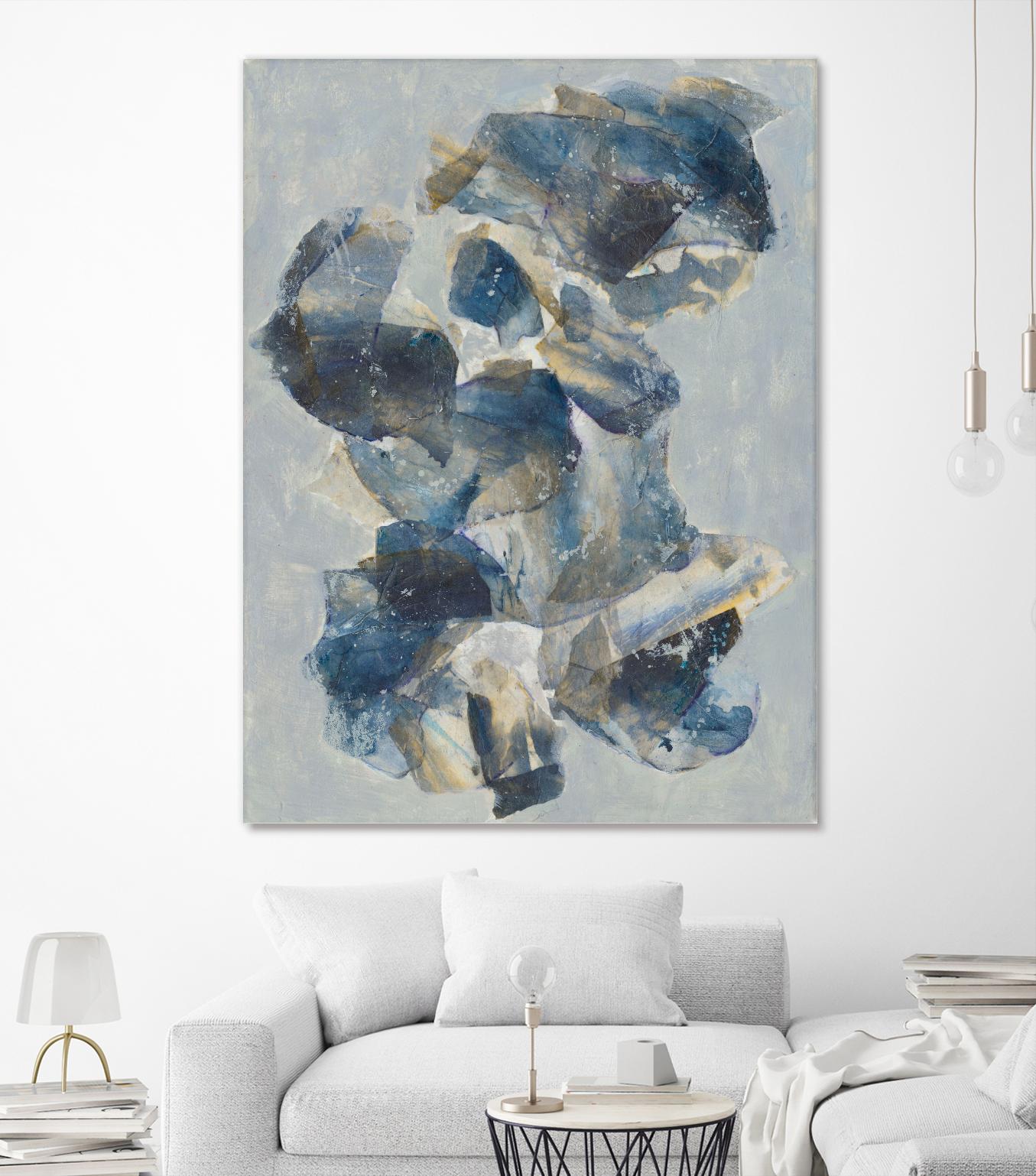 Crystal & Stone I by Joyce Combs on GIANT ART - beige abstract abstract