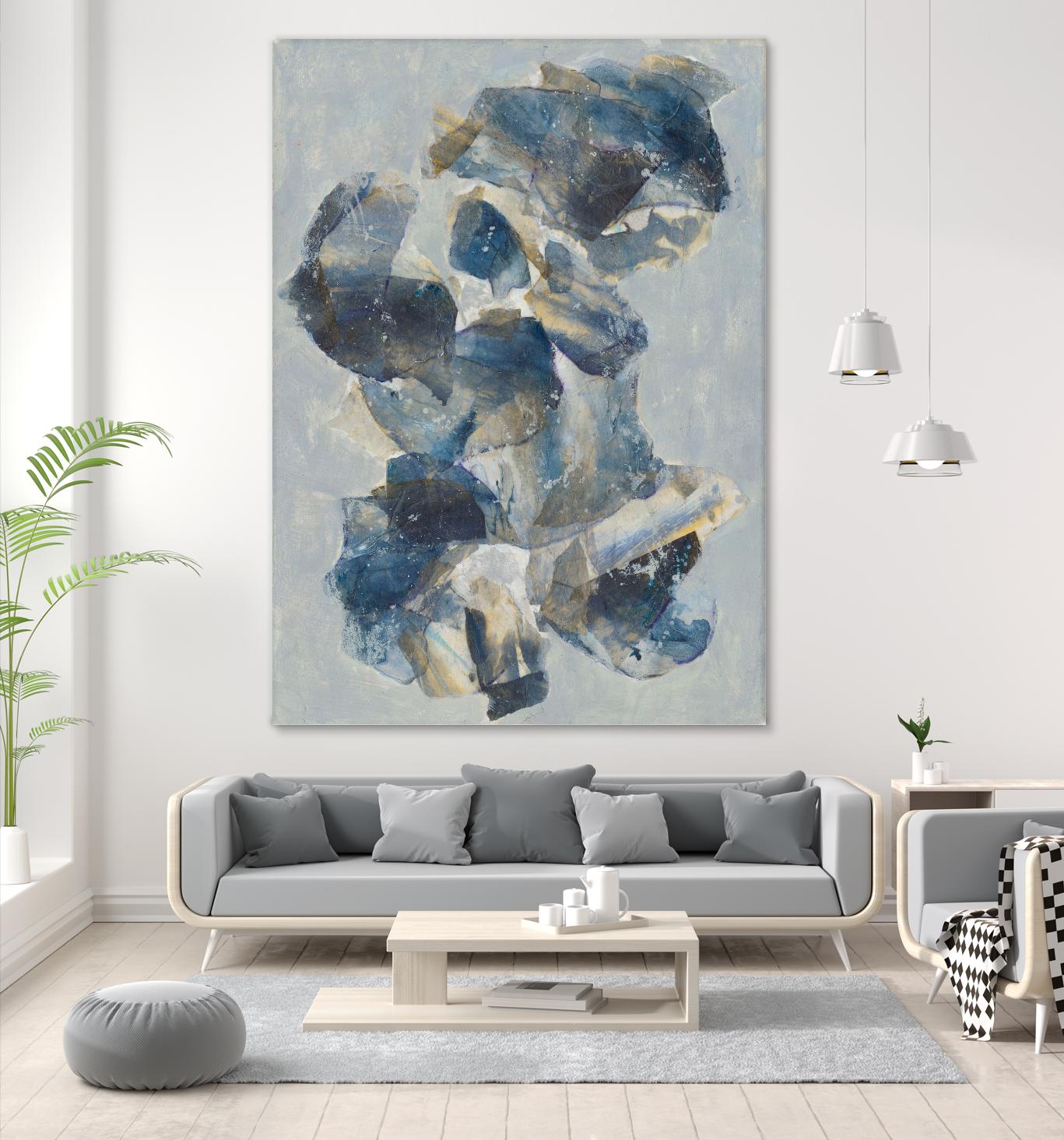 Crystal & Stone I by Joyce Combs on GIANT ART - beige abstract abstract