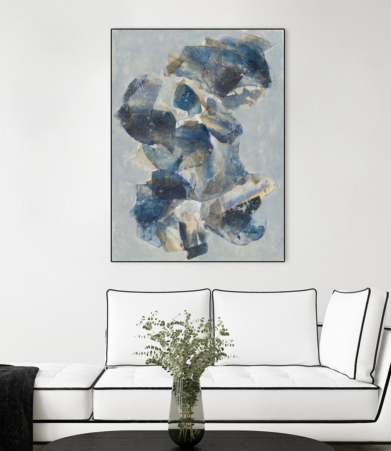 Crystal & Stone I by Joyce Combs on GIANT ART - beige abstract abstract