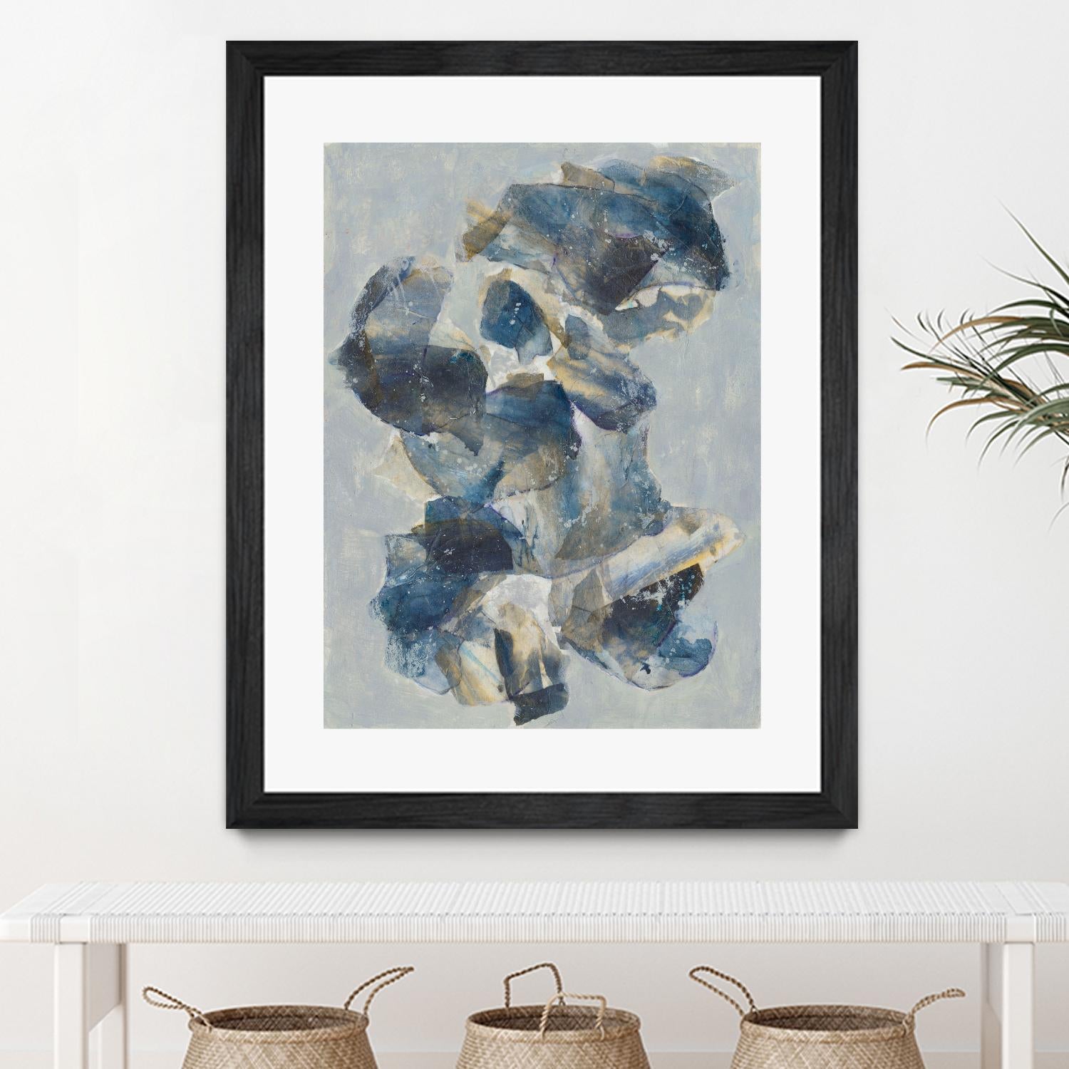 Crystal & Stone I by Joyce Combs on GIANT ART - beige abstract abstract