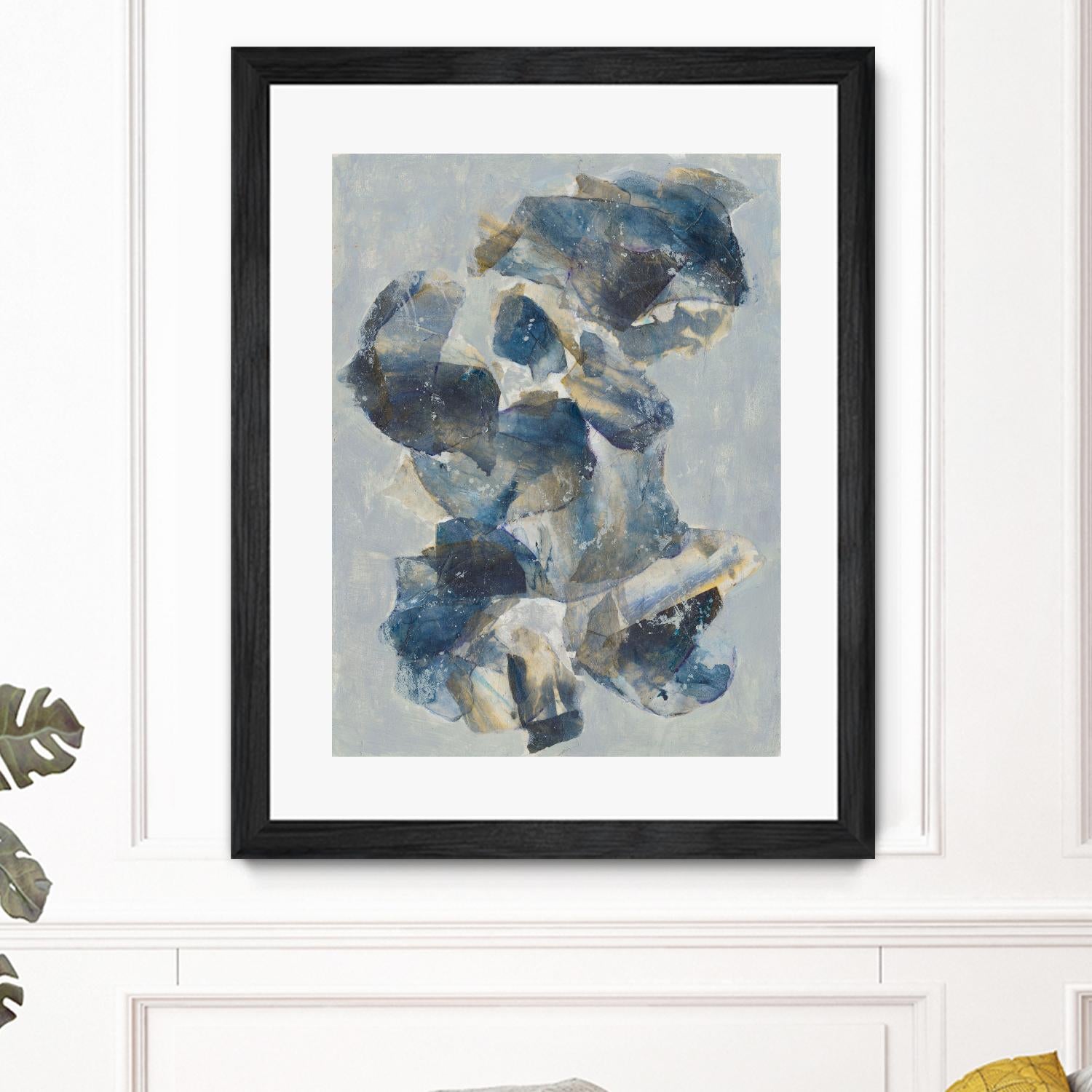 Crystal & Stone I by Joyce Combs on GIANT ART - beige abstract abstract