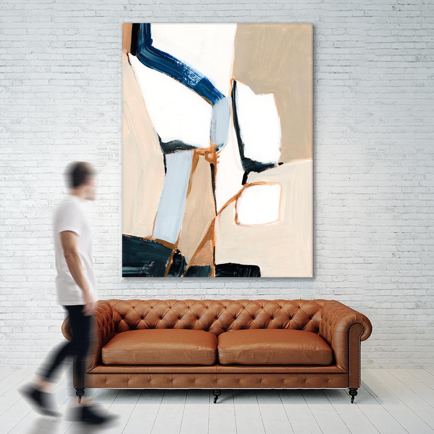 Diagramme I by Victoria Barnes on GIANT ART - beige abstract abstract