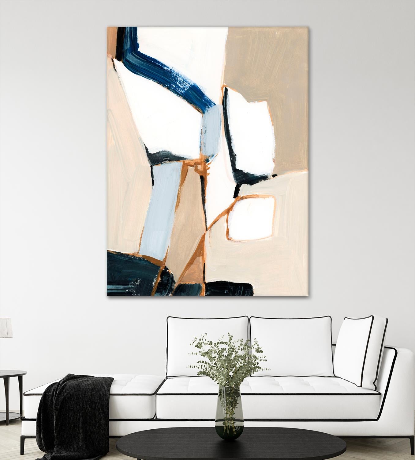 Diagramme I by Victoria Barnes on GIANT ART - beige abstract abstract