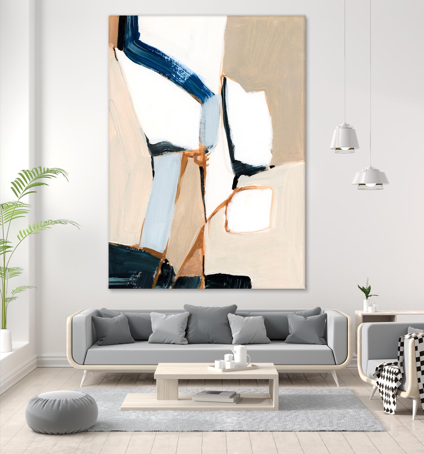 Diagramme I by Victoria Barnes on GIANT ART - beige abstract abstract