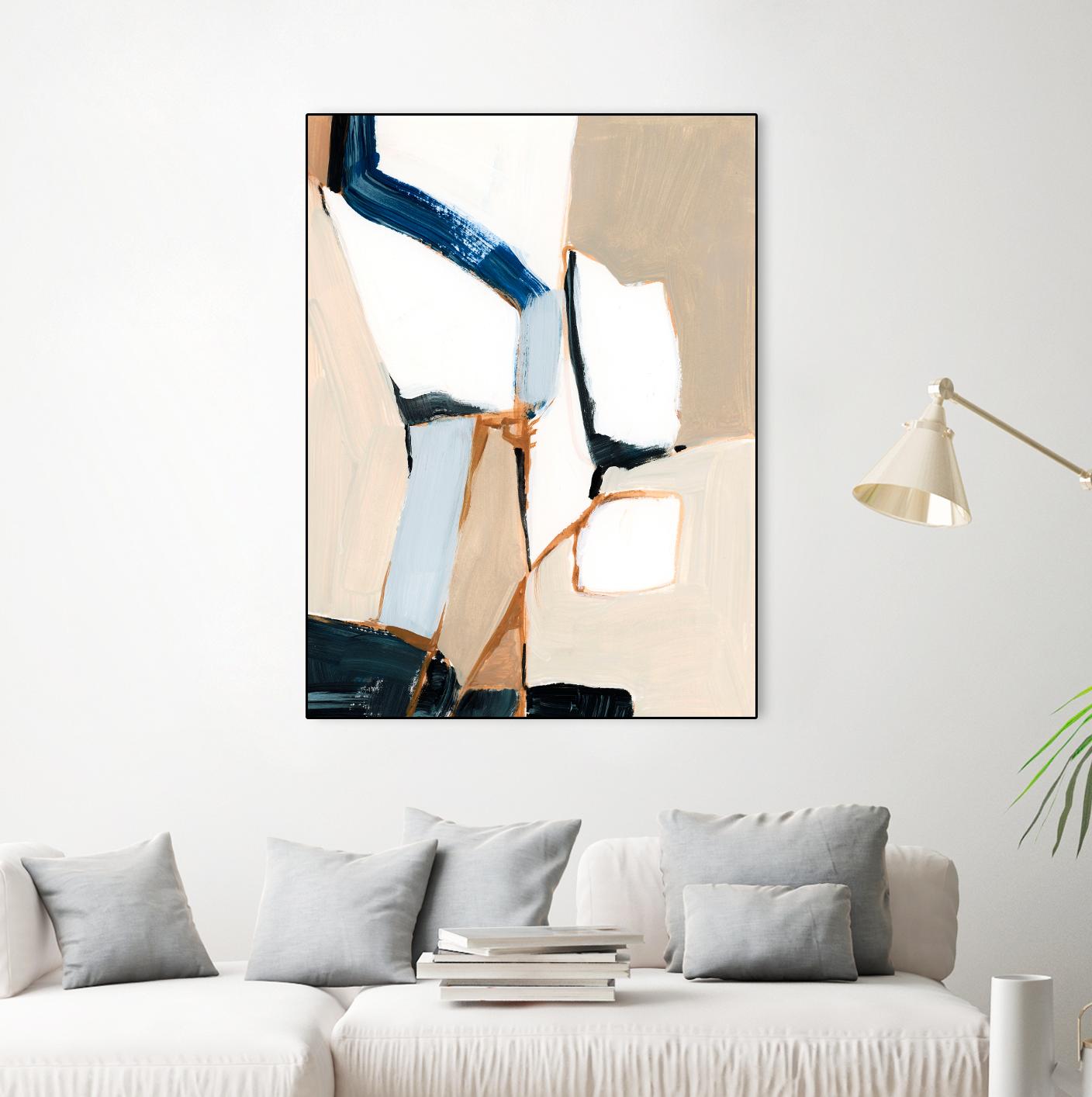 Diagramme I by Victoria Barnes on GIANT ART - beige abstract abstract