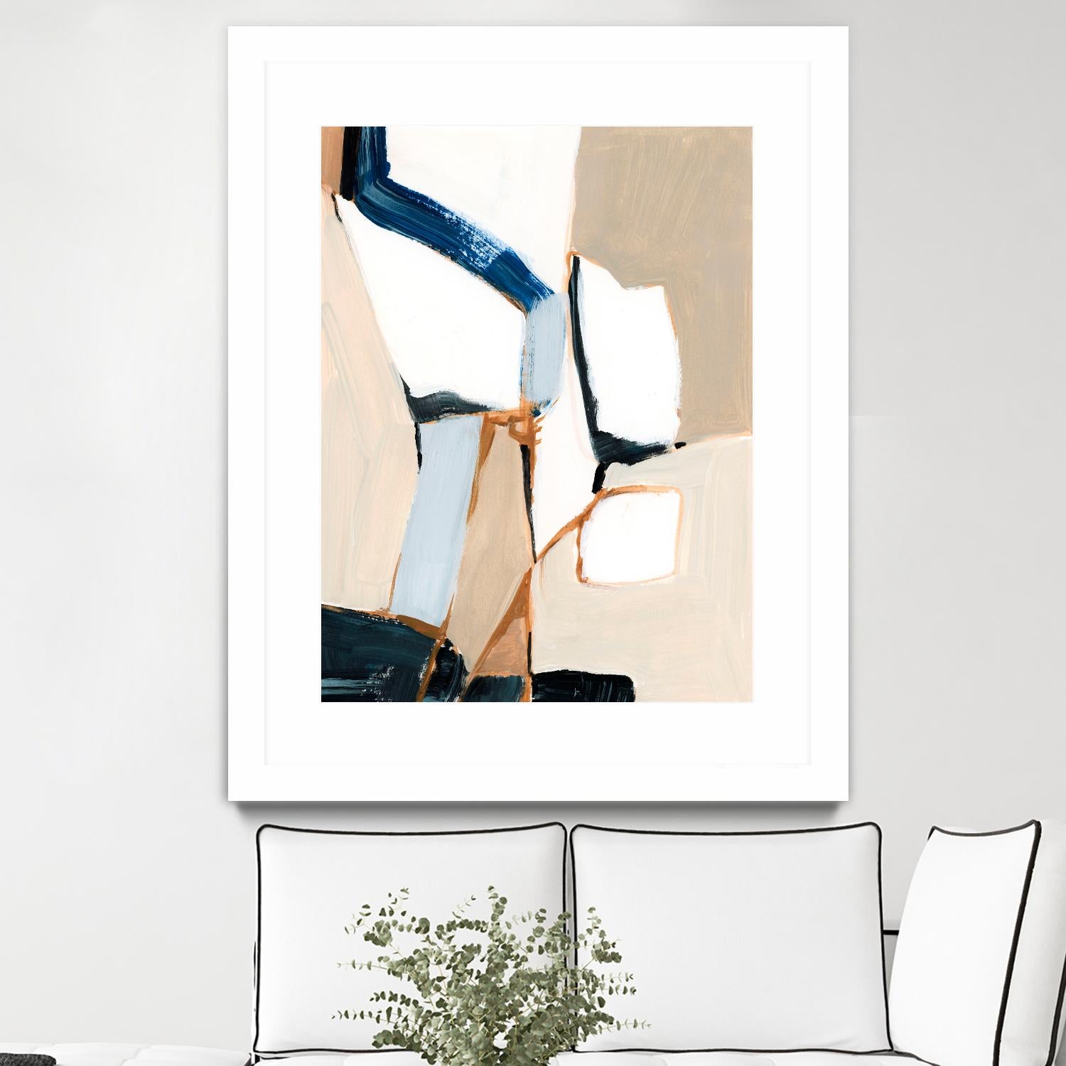 Diagramme I by Victoria Barnes on GIANT ART - beige abstract abstract