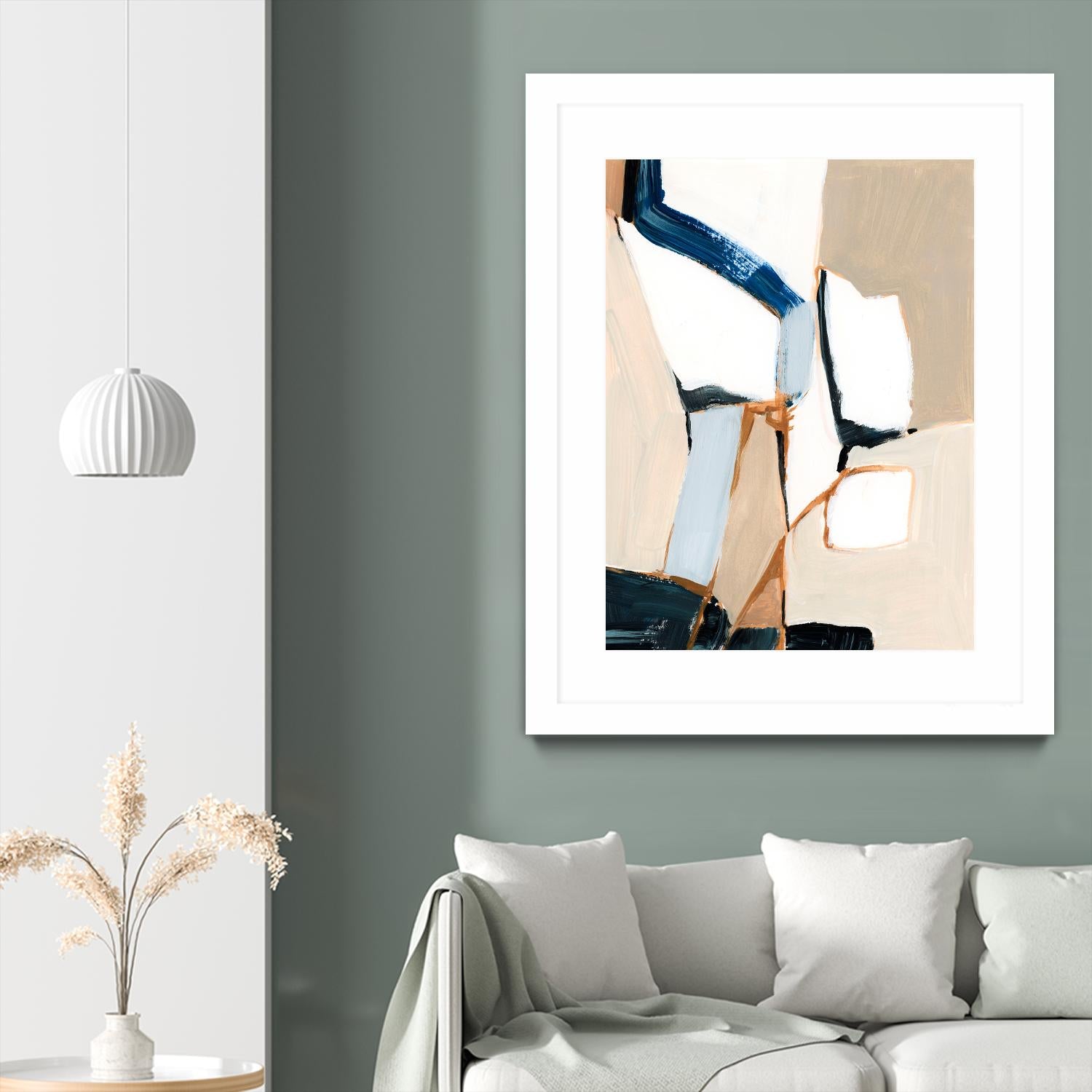 Diagramme I by Victoria Barnes on GIANT ART - beige abstract abstract