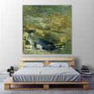 Encaustic Tile in Green VI by Sharon Gordon on GIANT ART - green abstract abstract